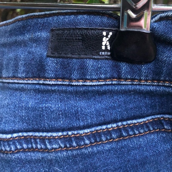 🤩 KUT FROM THE KLOTH SKINNY JEANS W/ H/L RAW HEM! SZ 12 😎 - Picture 8 of 12